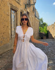 Robe Longue Blanche - Inès