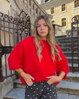 Pull rouge - MOHAIR