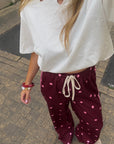 Pantalon Pois Bordeaux - Léo