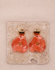 Boucles d’oreilles Création - Camélia