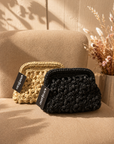 Pochette Pâquerettes Raphia - Andrea