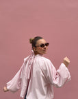 Blouse Dos Nu Rose - DIVINE
