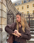 Blouse marron - BOHÈME