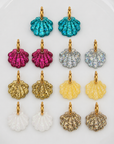 Boucles d’oreilles Jaune - Shell