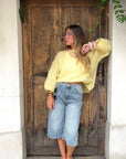 Pull Mohair Jaune - NOA