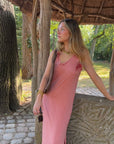 Robe Longue Saumon - Capucine