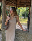 Robe Longue Beige - Capucine