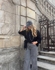 Pull mohair noir - NOÉ