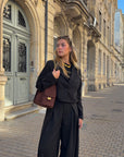 Veste blazer noir courte - HELENA