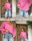 Pull Mohair Fushia - NOA