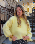 Pull Mohair Jaune - NOA