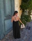 Robe Fluide Noir - Ava