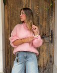 Pull Mohair Rose - NOA