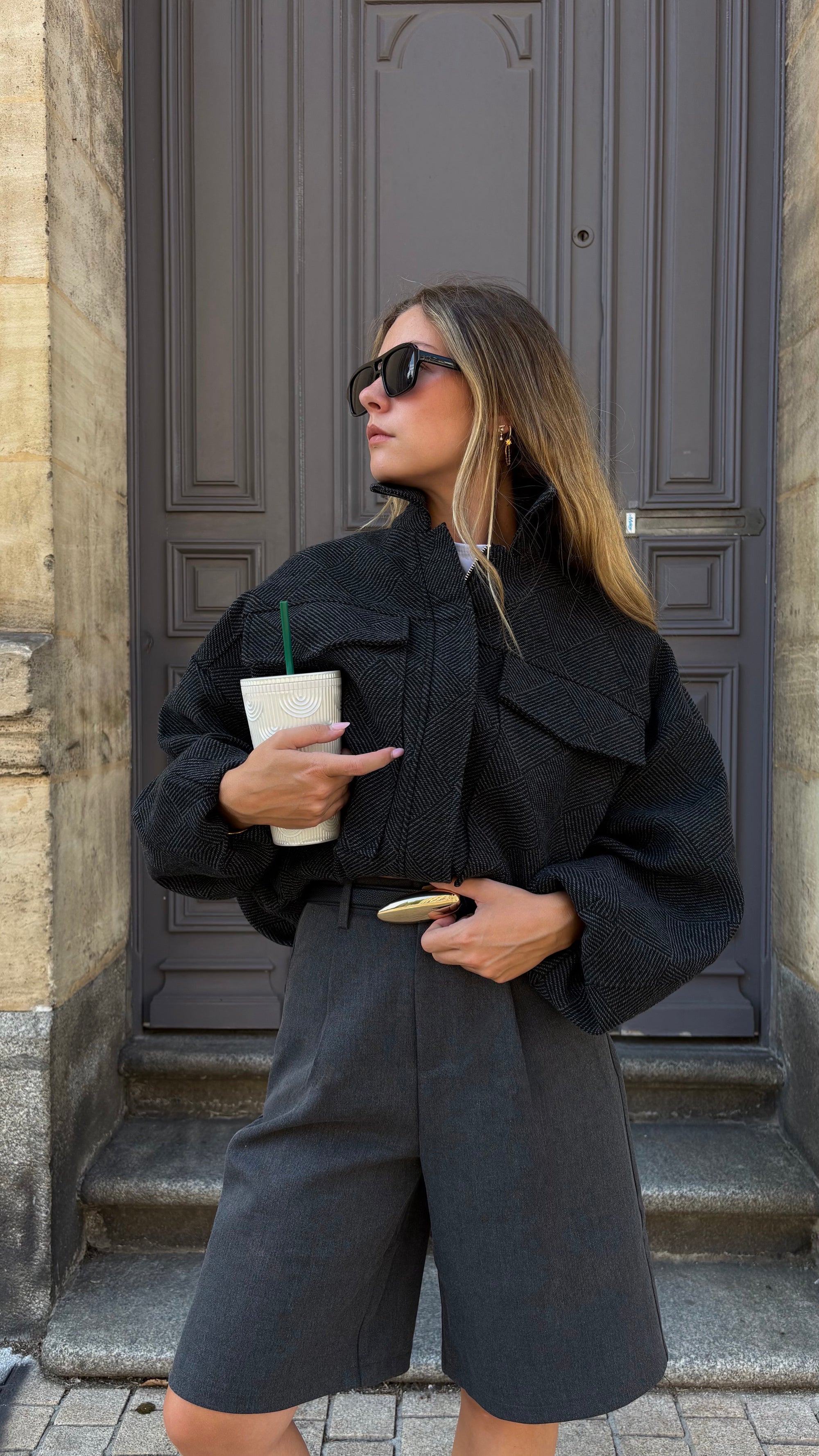 Ceinture Cuir Noir - ELSA