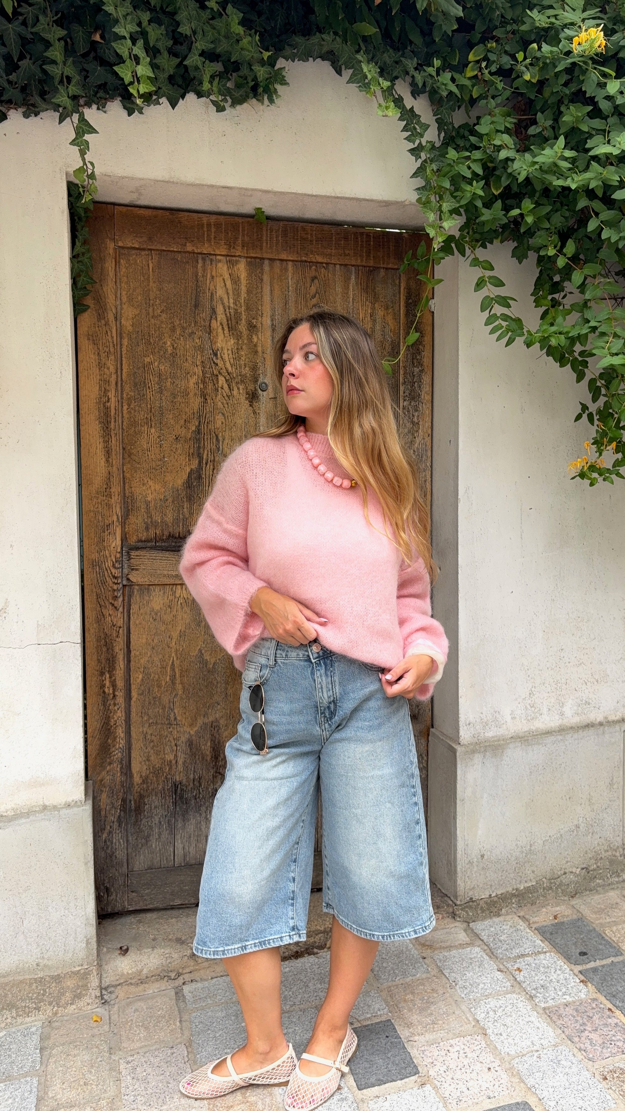 Pull Mohair Rose - NOA