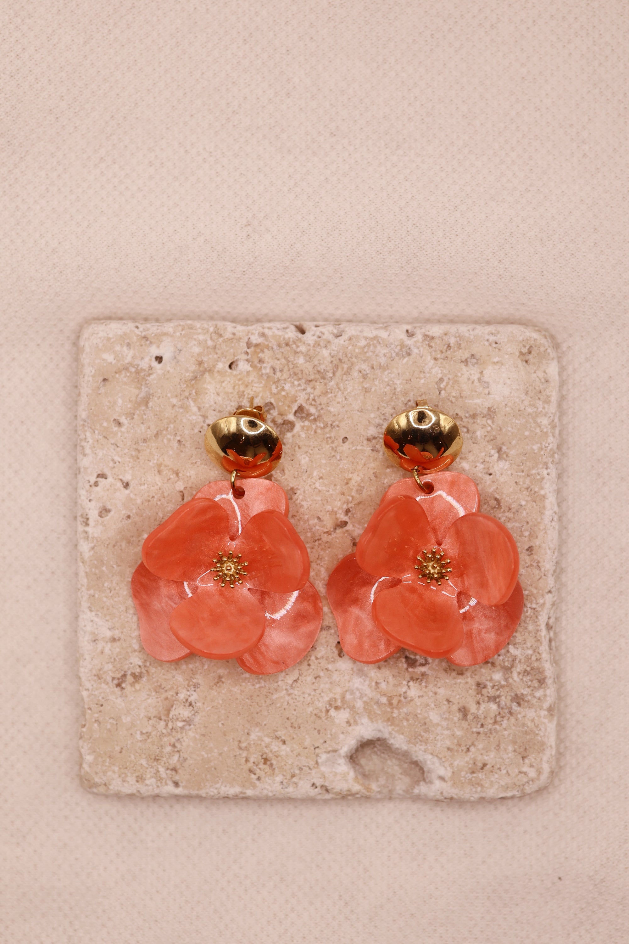 Boucles d’oreilles Création - Camélia
