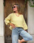 Pull Mohair Jaune - NOA