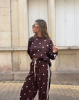 Pantalon Pois Choco - Léo