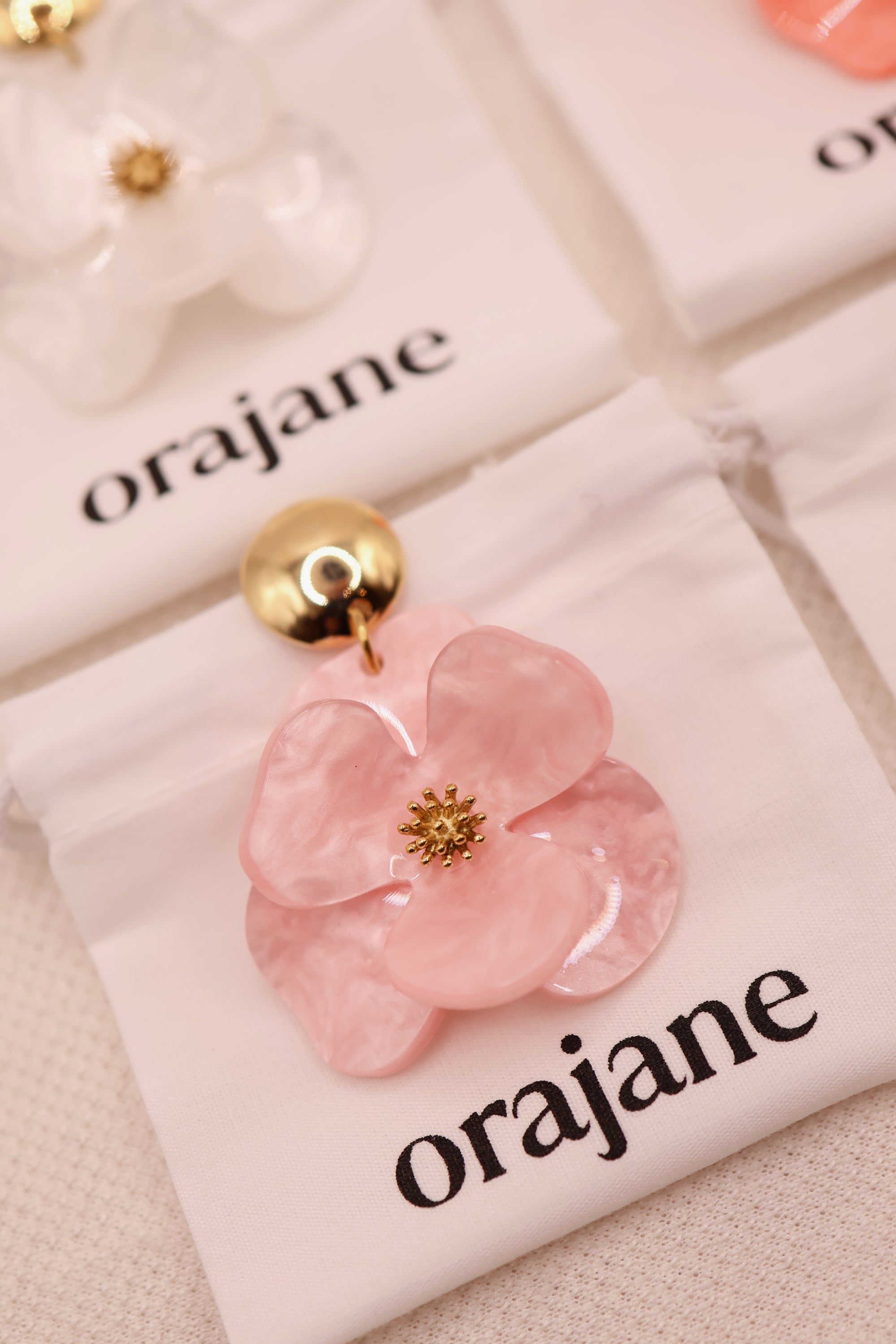 Boucles d’oreilles Création - Camélia