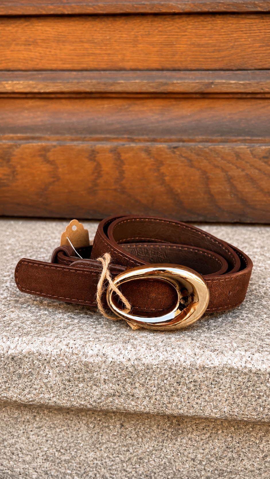 Ceinture cuir Choco - Charline