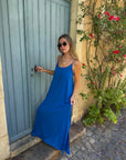 Robe Fluide Bleu - Ava
