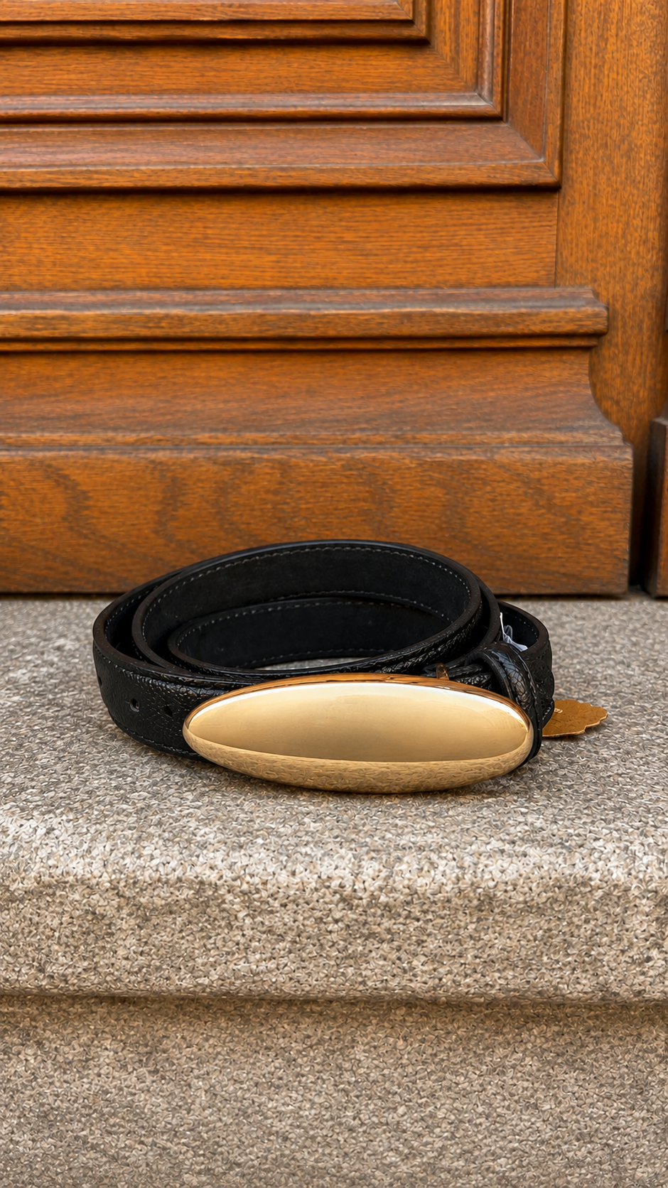 Ceinture Cuir Noir - ELSA