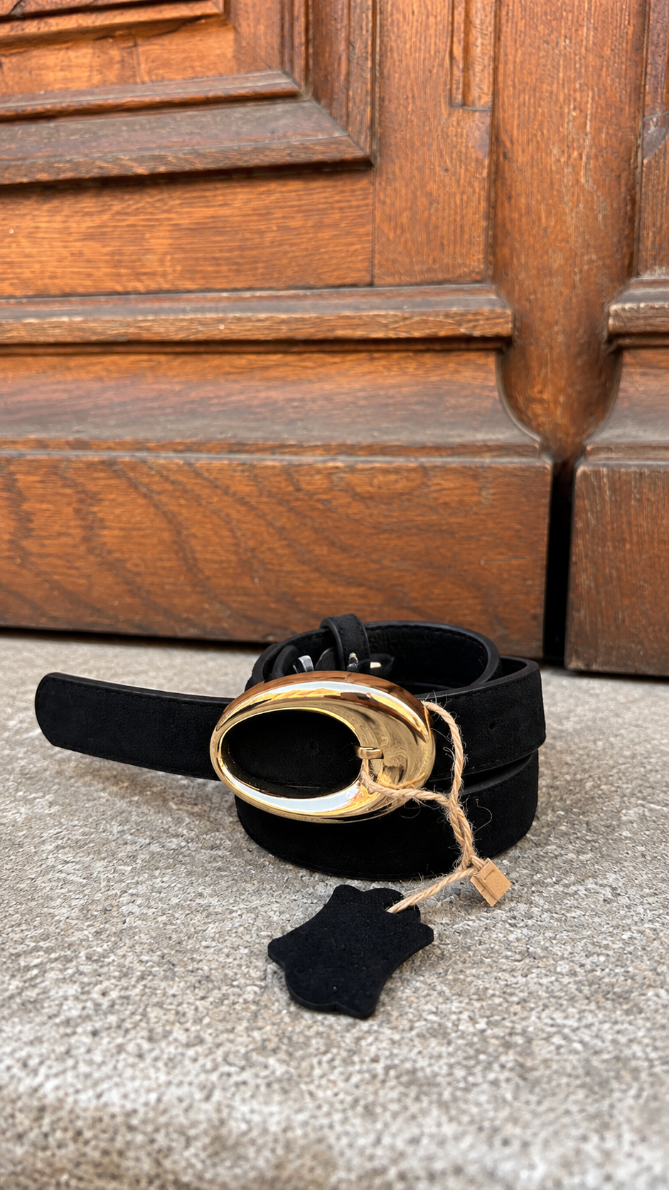 Ceinture cuir Noir - Charline