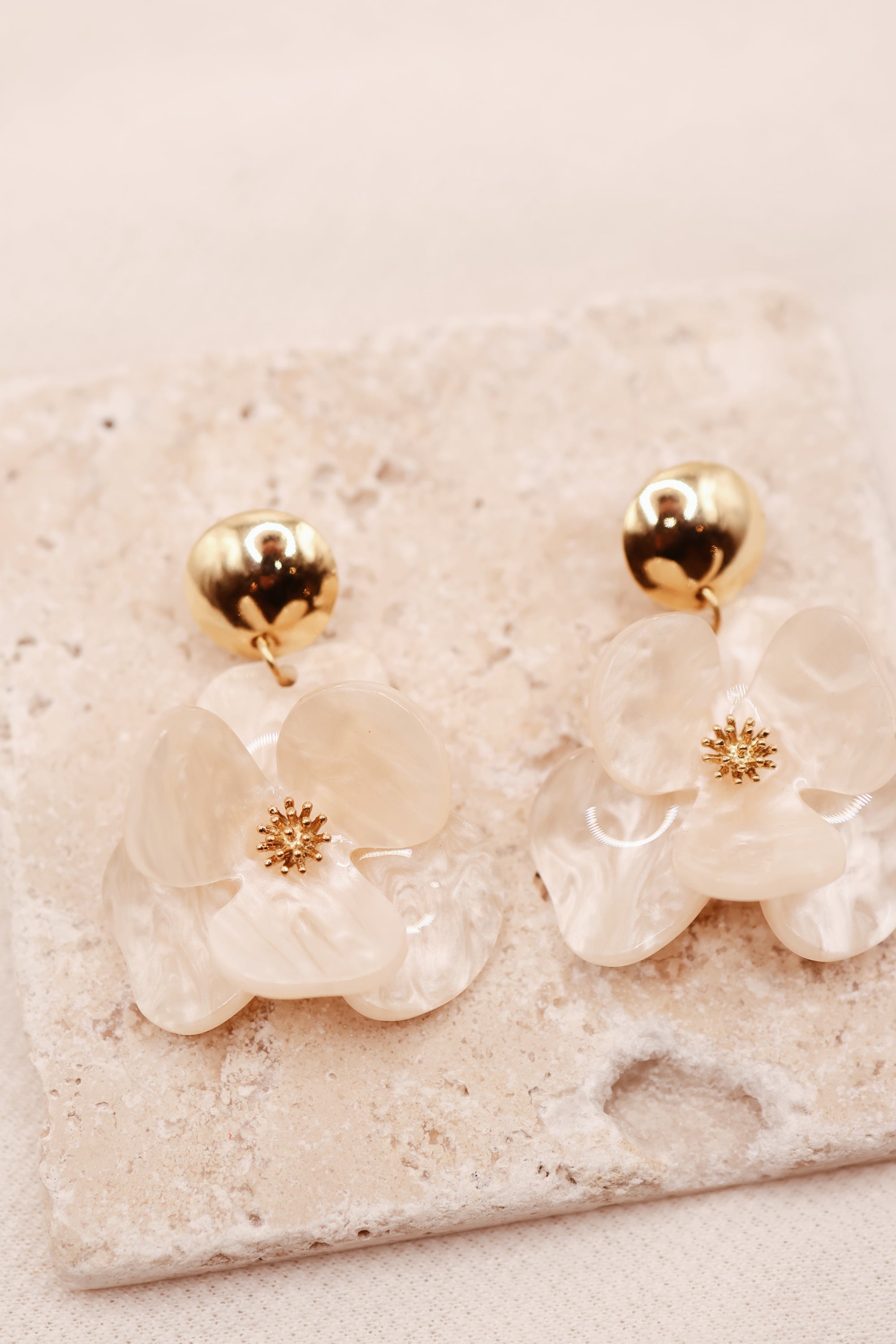 Boucles d’oreilles Création - Camélia
