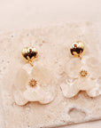 Boucles d’oreilles Création - Camélia