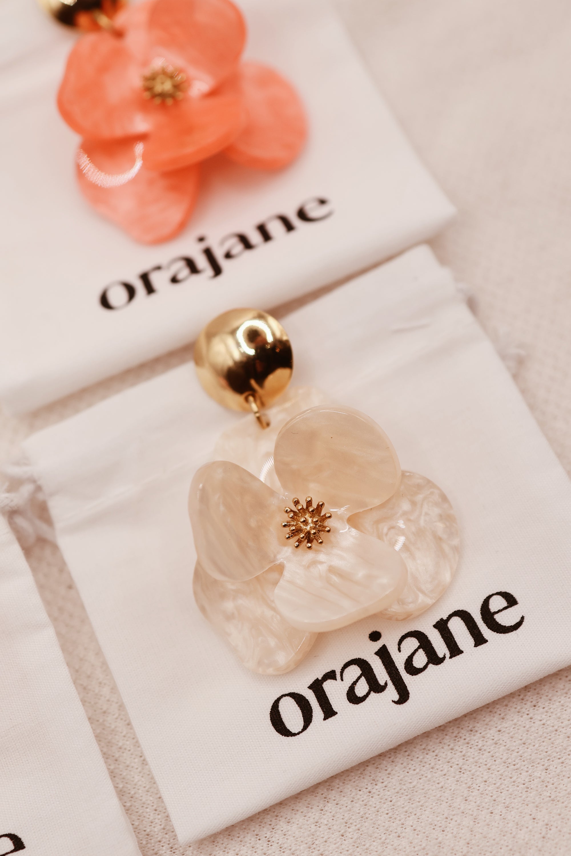 Boucles d’oreilles Création - Camélia