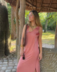 Robe Longue Saumon - Capucine