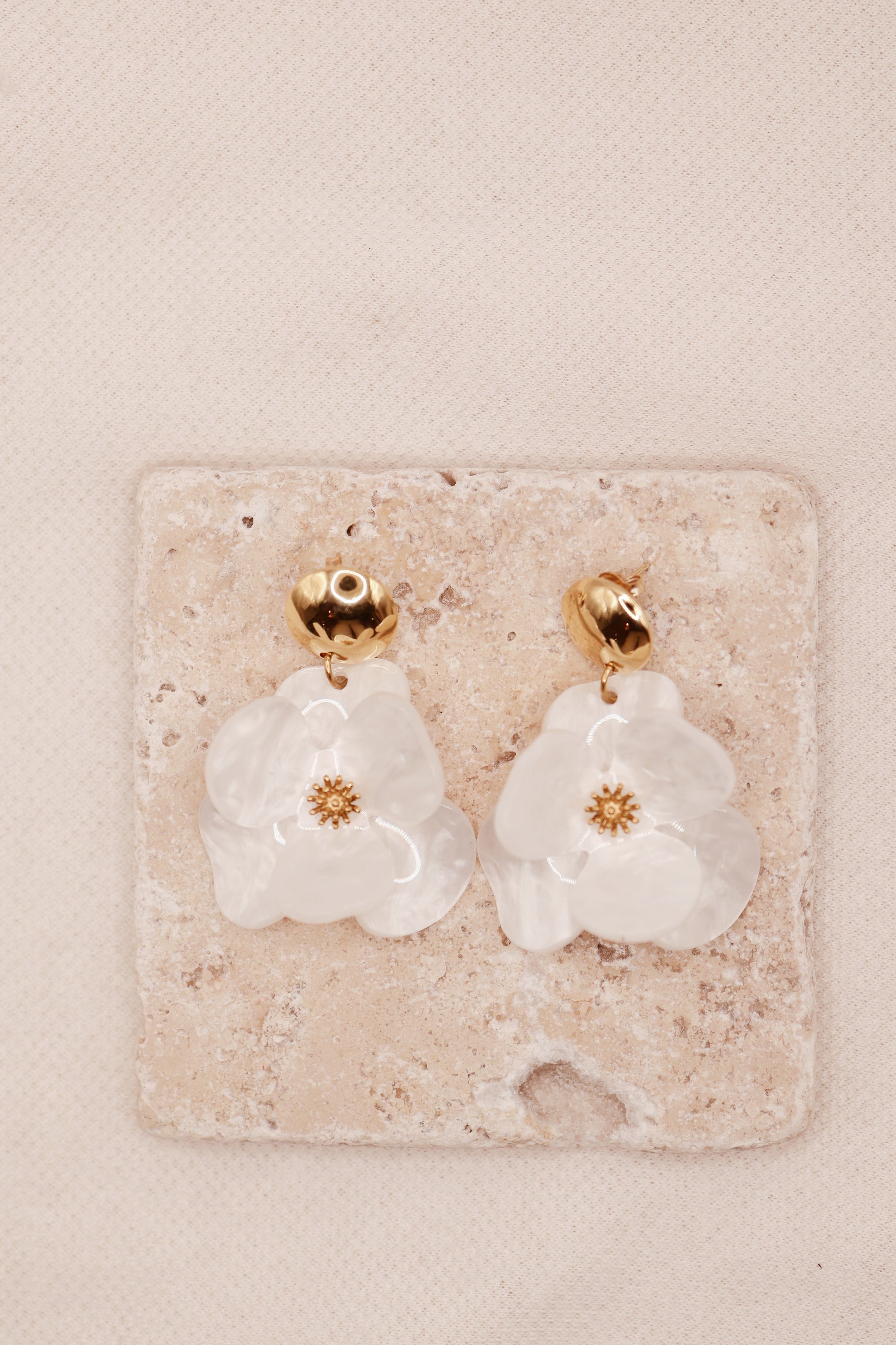 Boucles d’oreilles Création - Camélia