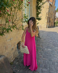 Robe fluide Fushia - Ava