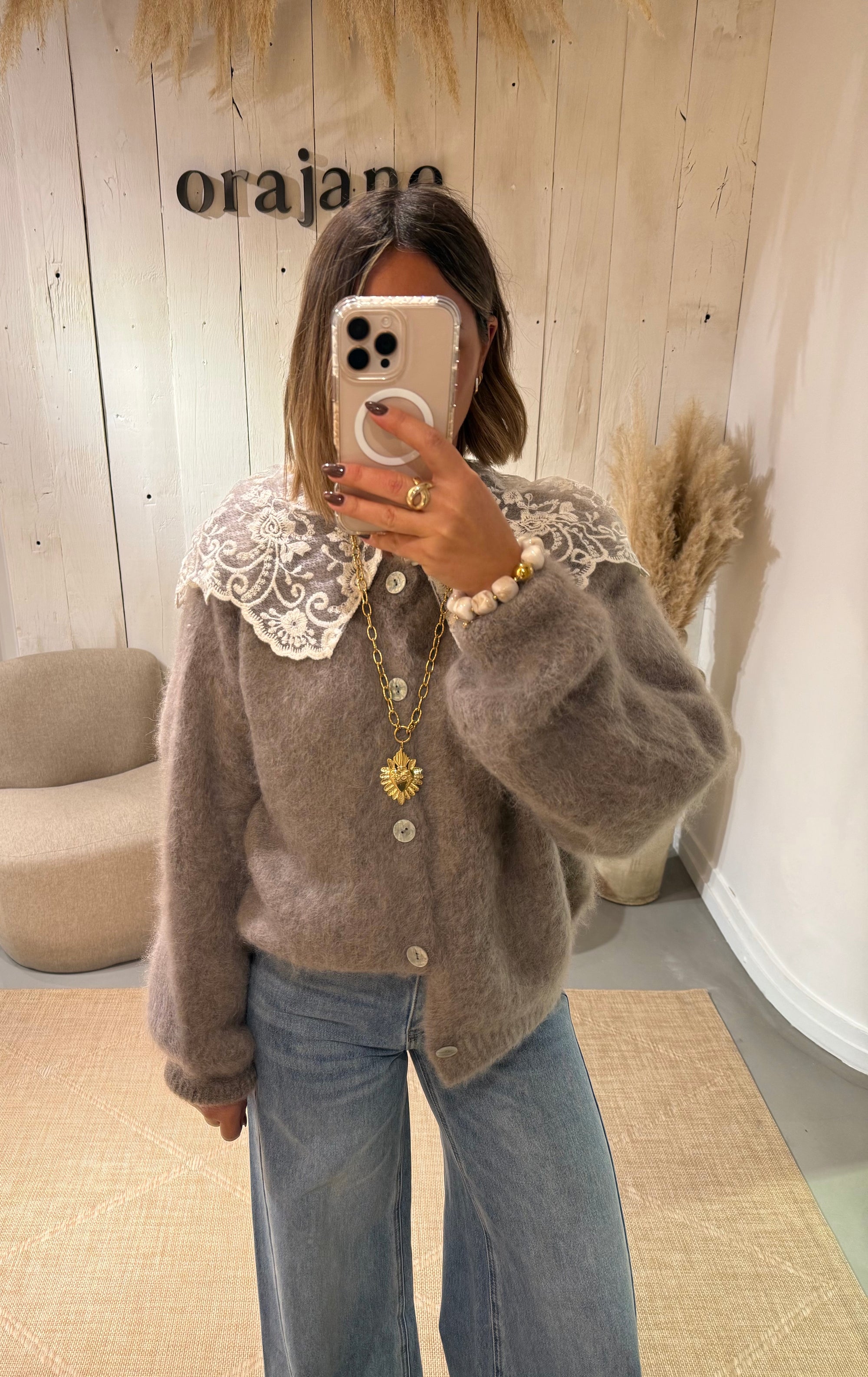 Blouse en dentelle Mia