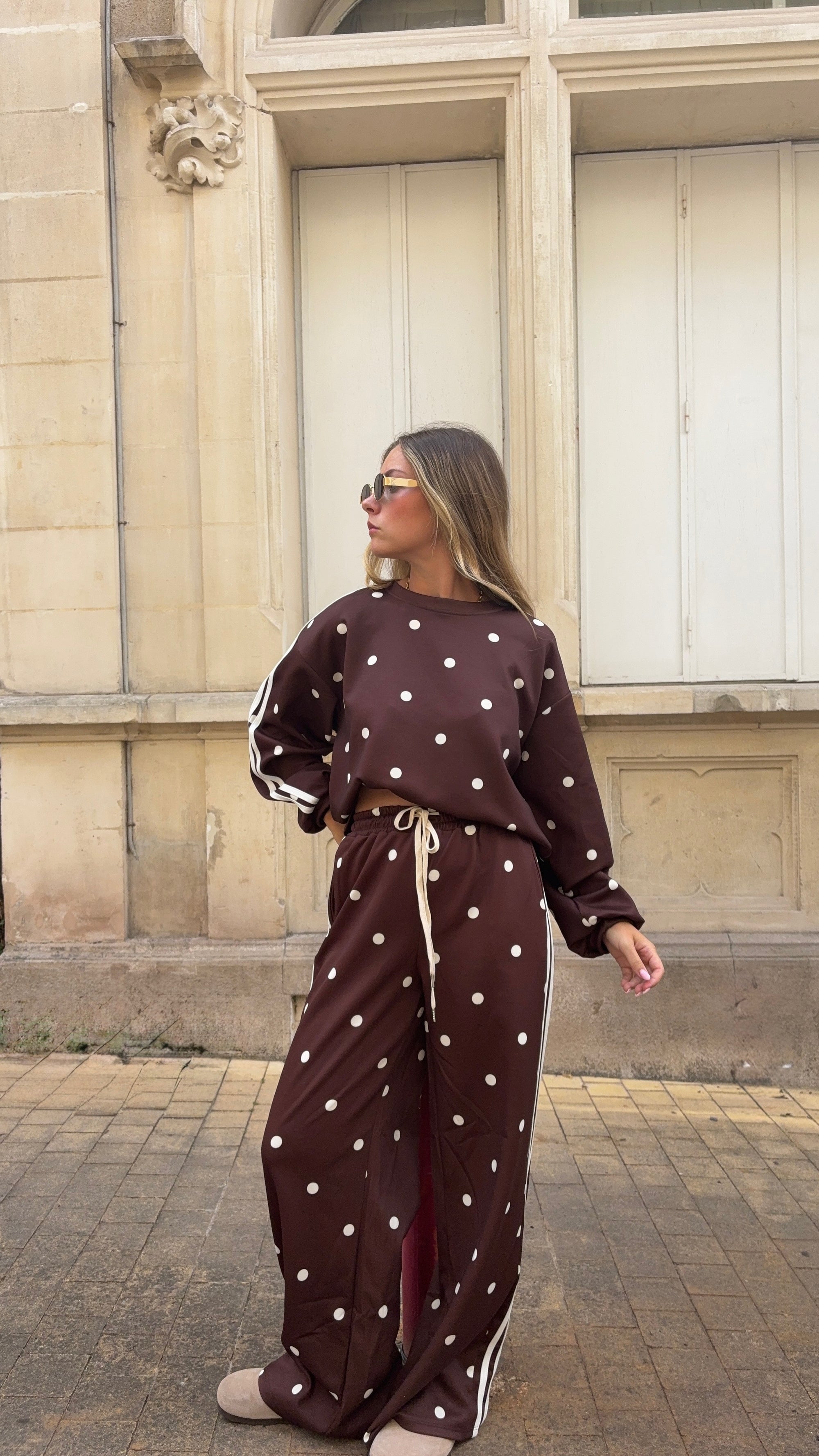 Pantalon Pois Choco - Léo