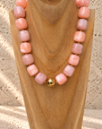 Collier rose & corail - SOPHIA