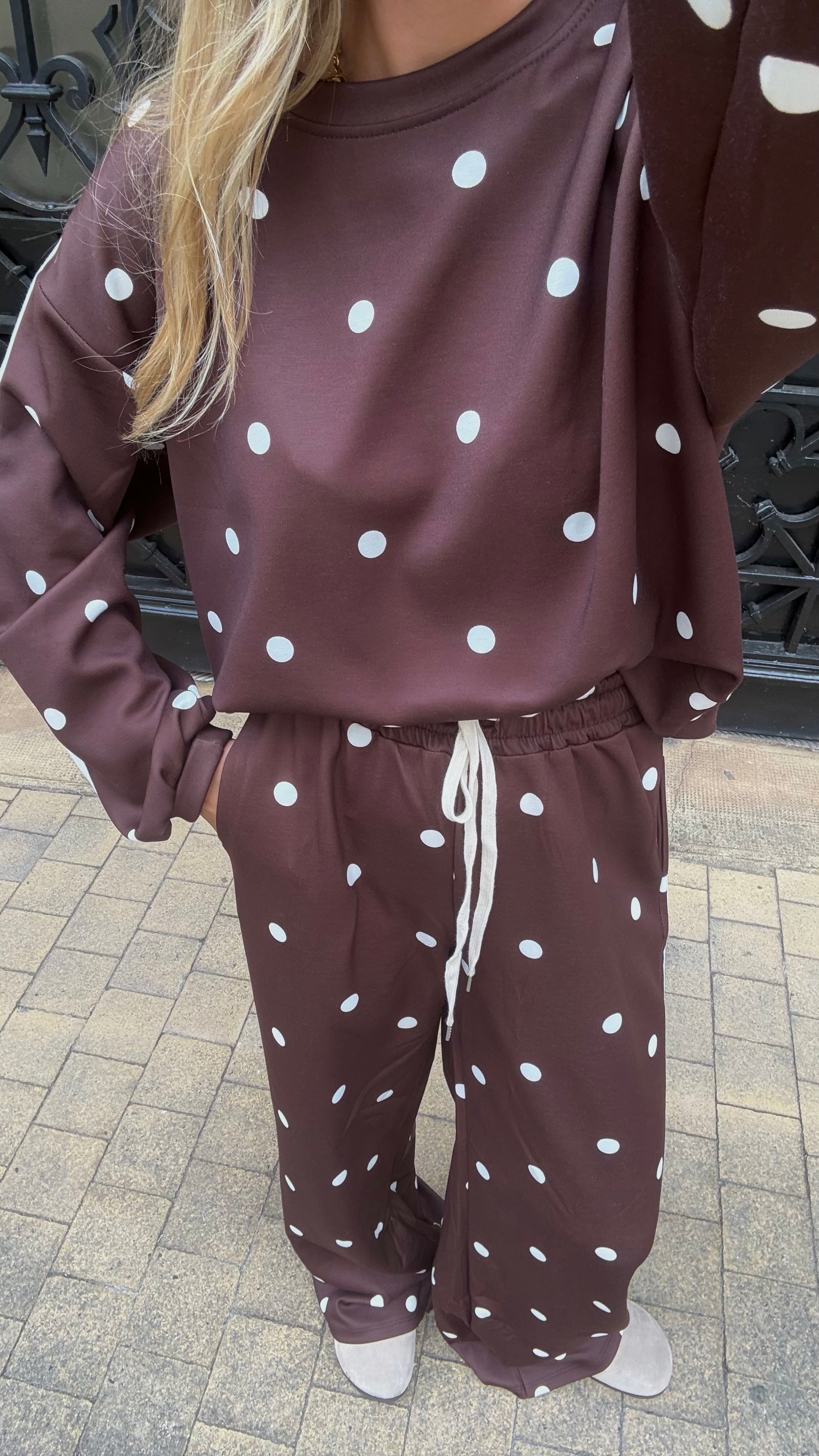 Pantalon Pois Choco - Léo