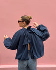 Blouse Dos Nu Bleu - DIVINE