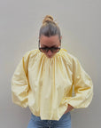 Blouse Dos Nu Jaune - DIVINE
