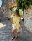 Blazer Sans Manches Jaune - Hortense