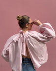 Blouse Dos Nu Rose - DIVINE