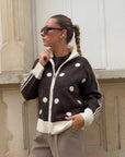 Gilet Zip Choco - Lilian