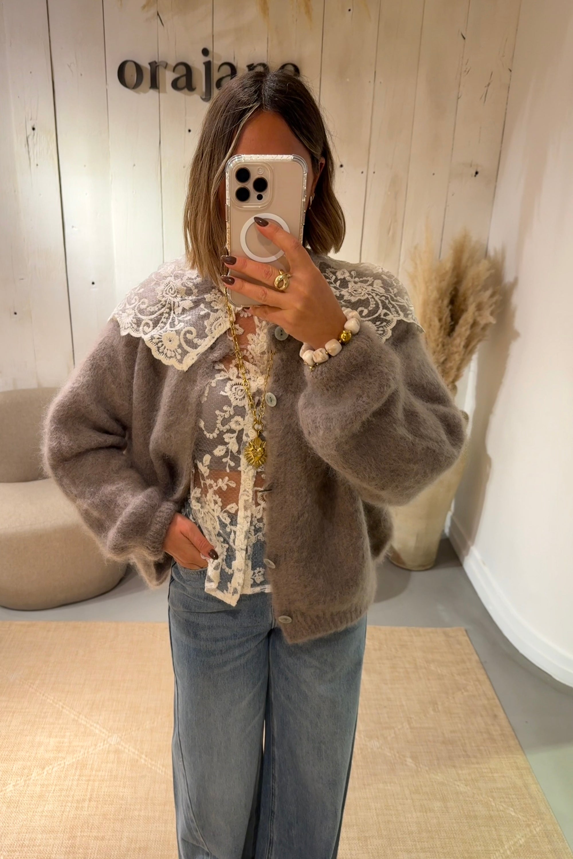 Blouse en dentelle Mia