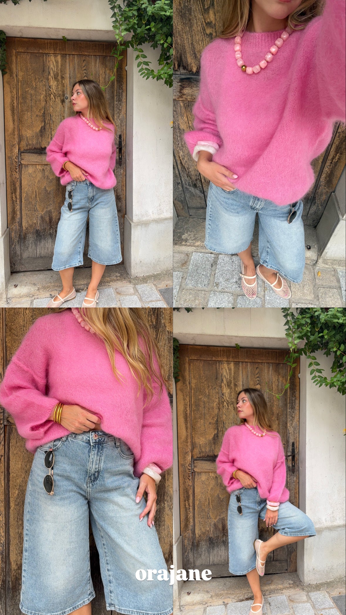 Pull Mohair Fushia - NOA