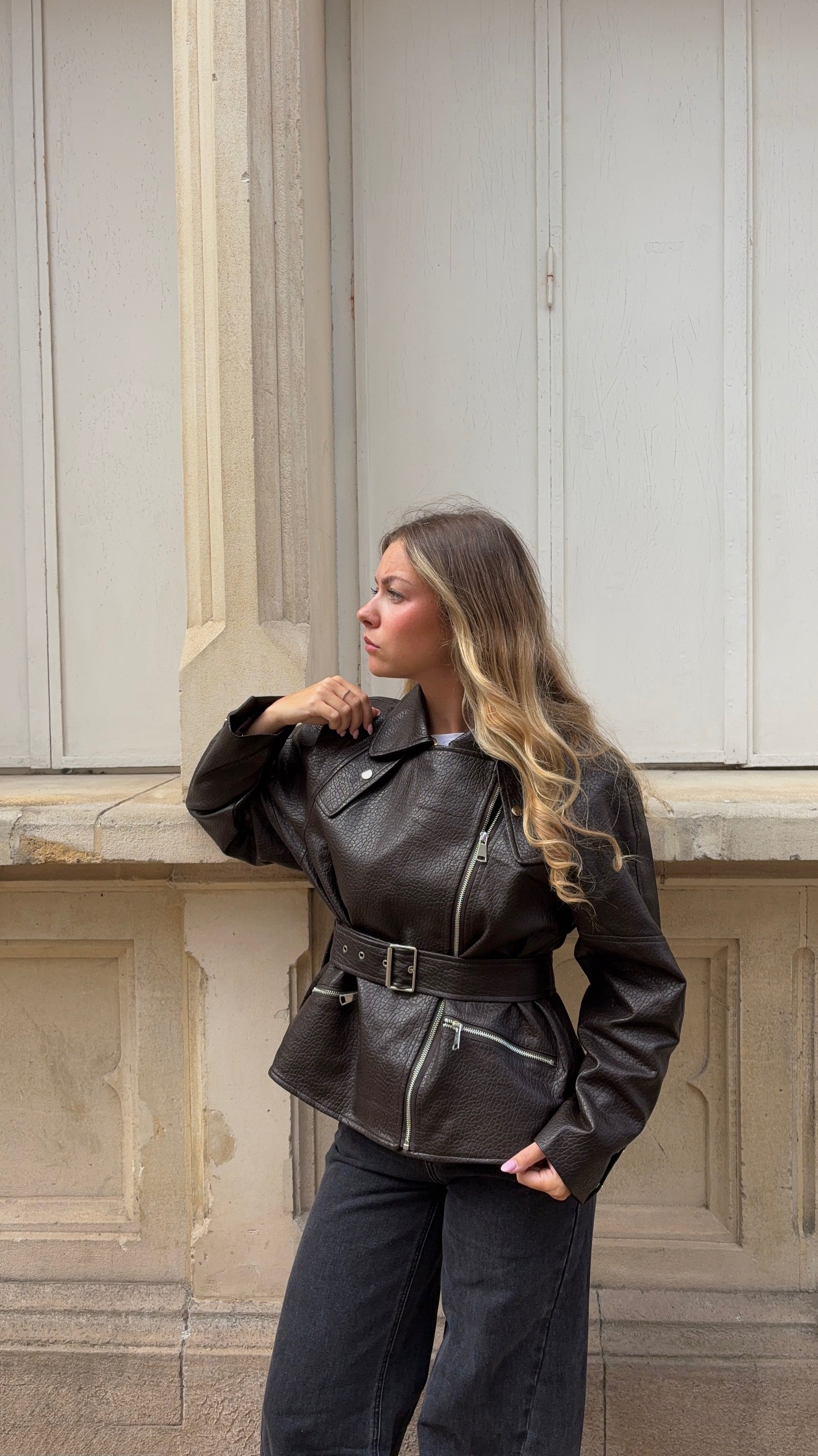 Veste Perfecto Choco - Lola