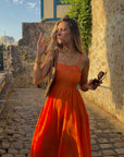 Robe Orange - Paula