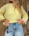 Pull Mohair Jaune - NOA