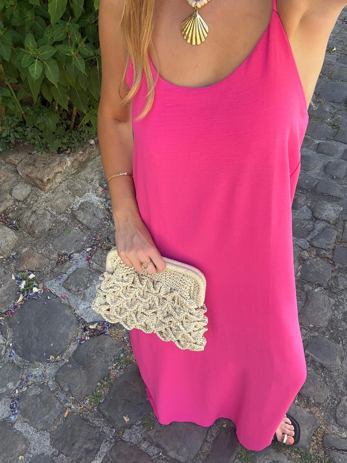 Robe fluide Fushia - Ava