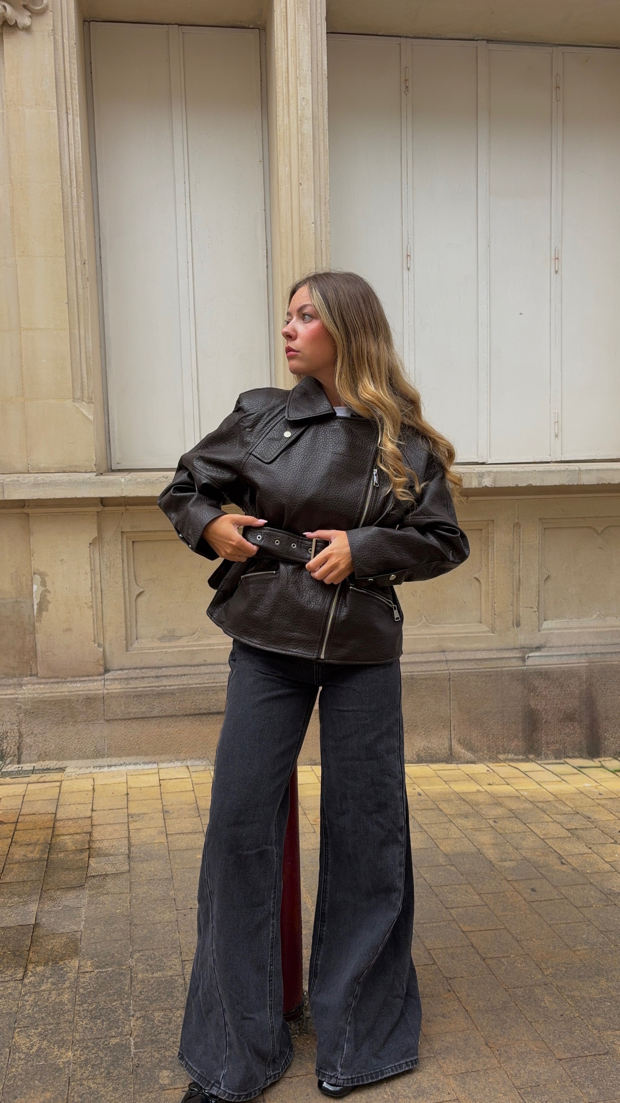 Veste Perfecto Choco - Lola
