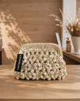 Pochette Pâquerettes Raphia - Andrea